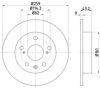 HELLA PAGID 8DD 355 120-531 Brake Disc